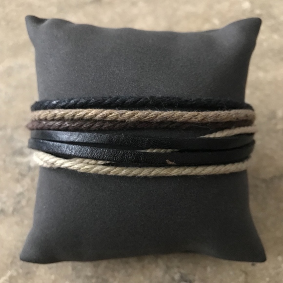 Men's Boho Bracelets (set of 3) - Picture 3 of 5